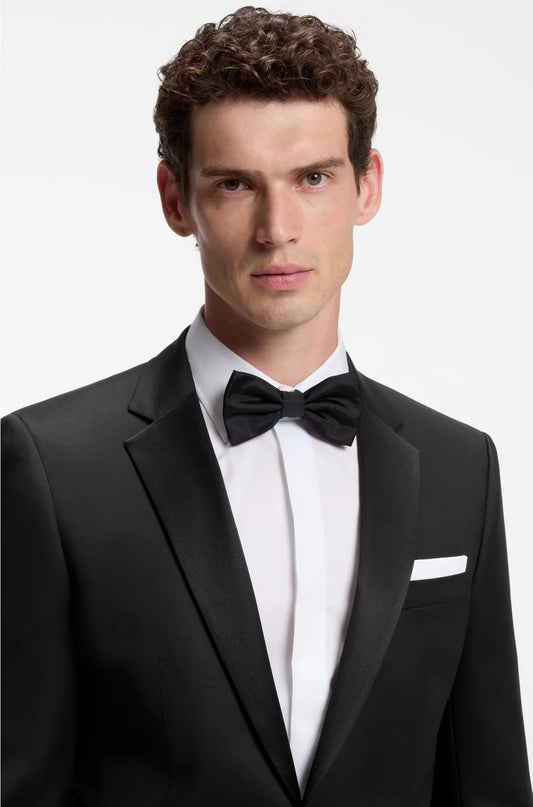 SLIM-FIT TUXEDO JACKET IN VIRGIN-WOOL SERGE