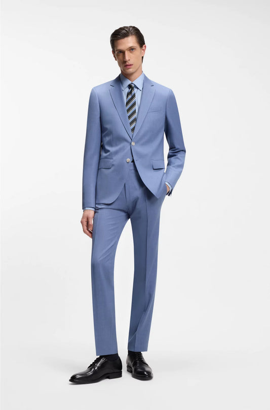 REGULAR-FIT SHIRT IN EASY-IRON PEPITA STRETCH COTTON