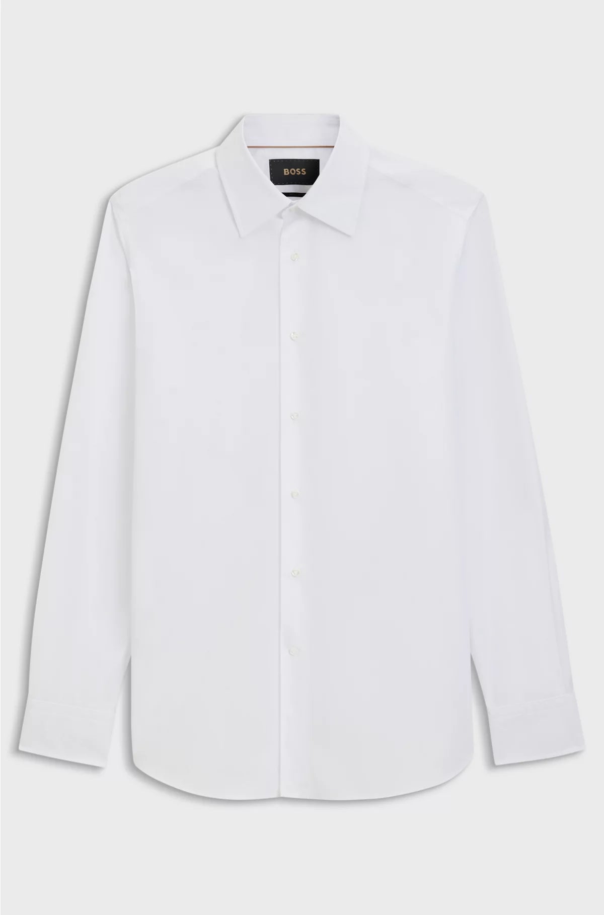 REGULAR-FIT SHIRT IN ITALIAN-MADE COTTON POPLIN