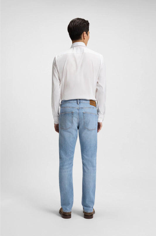 SLIM-FIT JEANS IN BLUE COMFORT-STRETCH DENIM