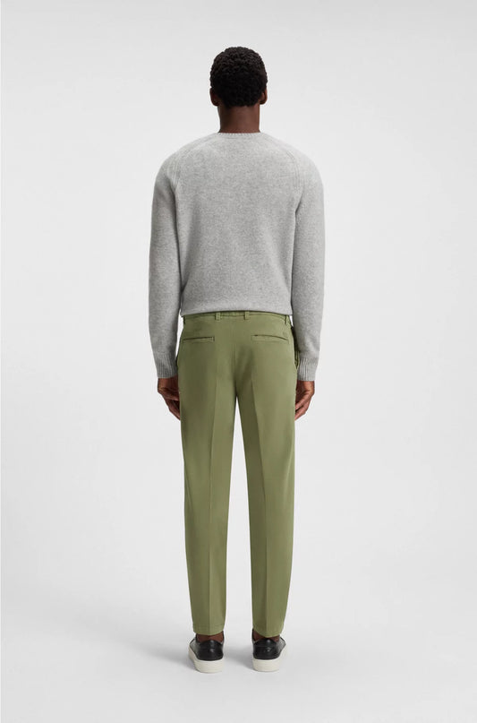 MODERN-FIT TROUSERS IN STRETCH-COTTON GABARDINE