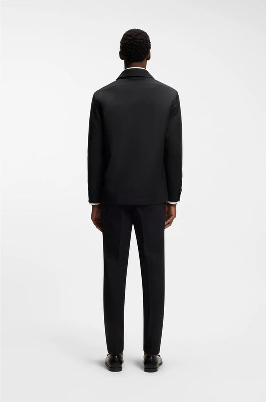 RELAXED-FIT OVERSHIRT IN VIRGIN-WOOL SERGE