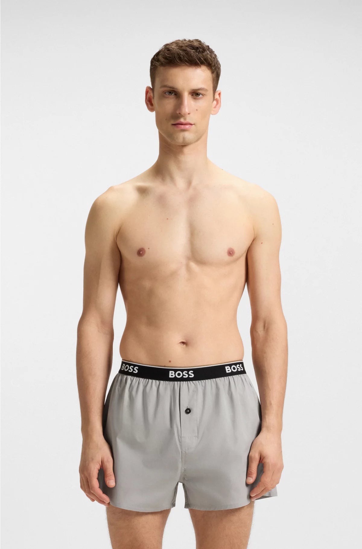 TWO-PACK OF COTTON-POPLIN PYJAMA SHORTS