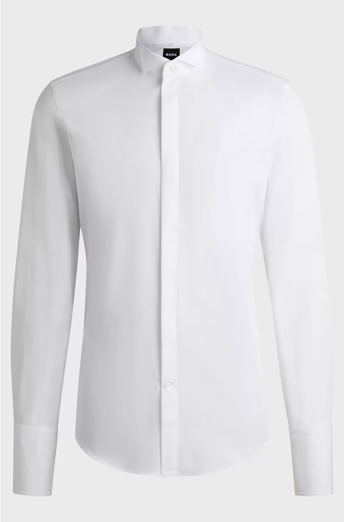 SLIM-FIT DRESS SHIRT IN EASY-IRON COTTON POPLIN