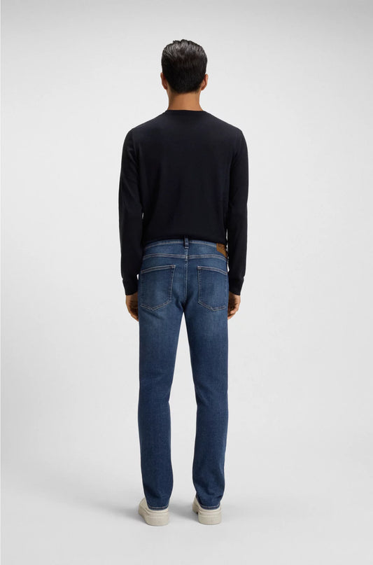 SLIM-FIT JEANS IN BLUE PERFORMANCE-STRETCH DENIM