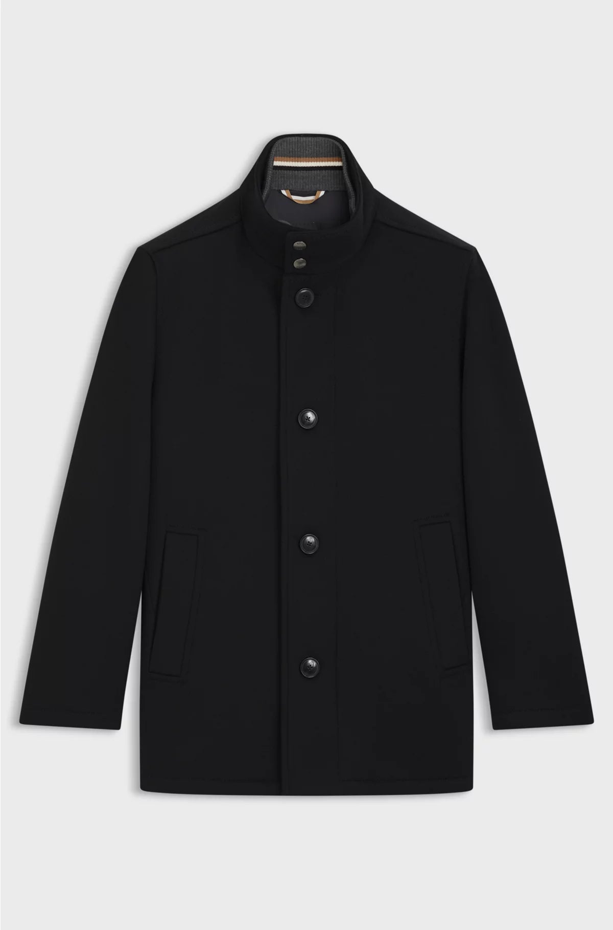 RELAXED-FIT COAT IN WOOL AND CASHMERE