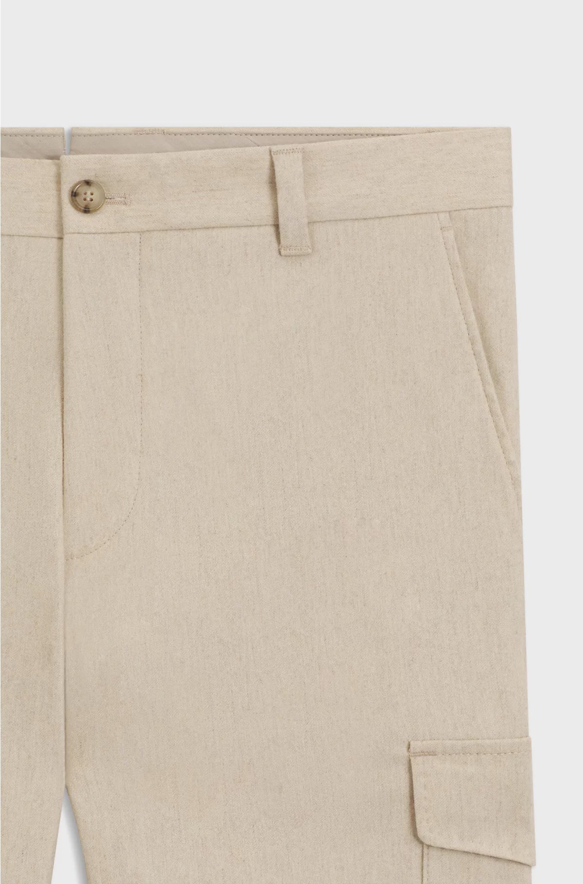 TAPERED-FIT TROUSERS WITH CARGO POCKETS