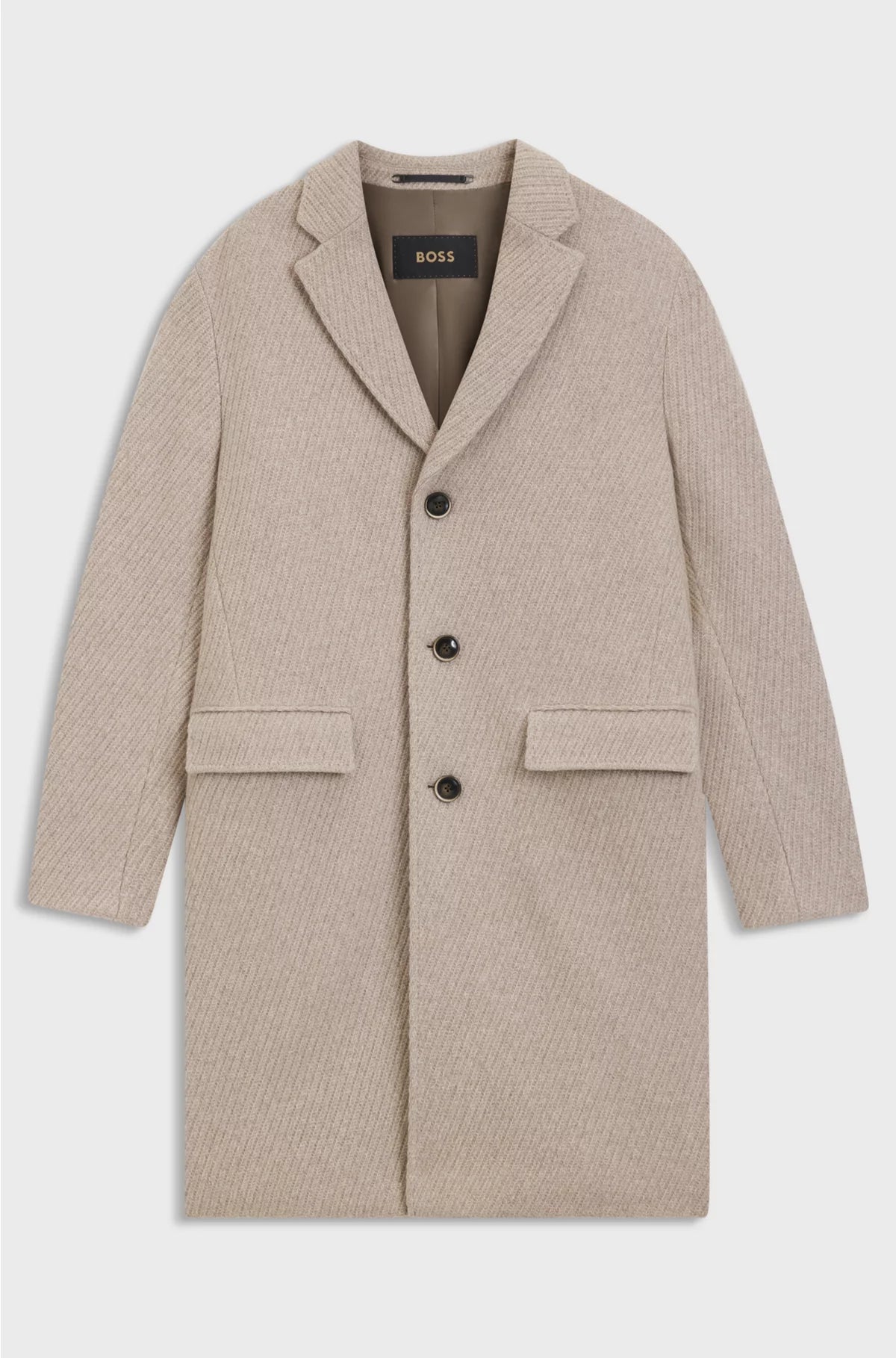 FORMAL COAT IN CASHMERE AND VIRGIN WOOL