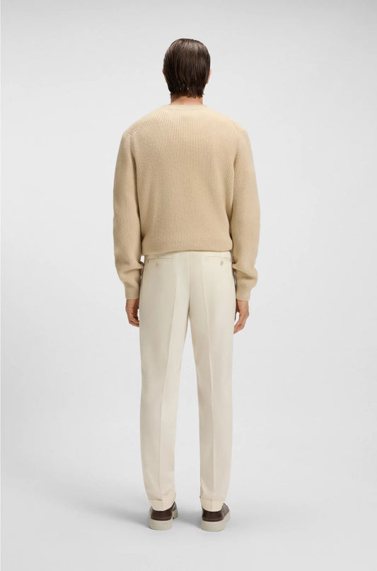 FORMAL TROUSERS INMICRO-PATTERNED VIRGIN WOOL