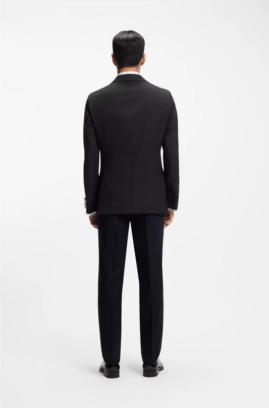 DOUBLE-BREASTED TUXEDO JACKET IN SILK