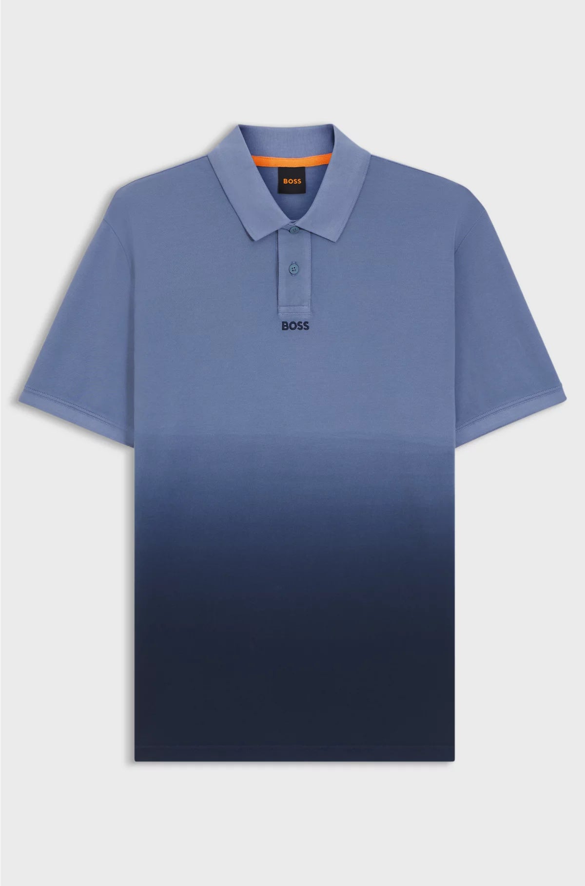 COTTON-PIQUE POLO SHIRT WITH DEGRADE EFFECT