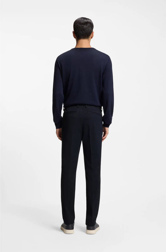 SLIM-FIT TROUSERS IN STRETCH-COTTON TWILL