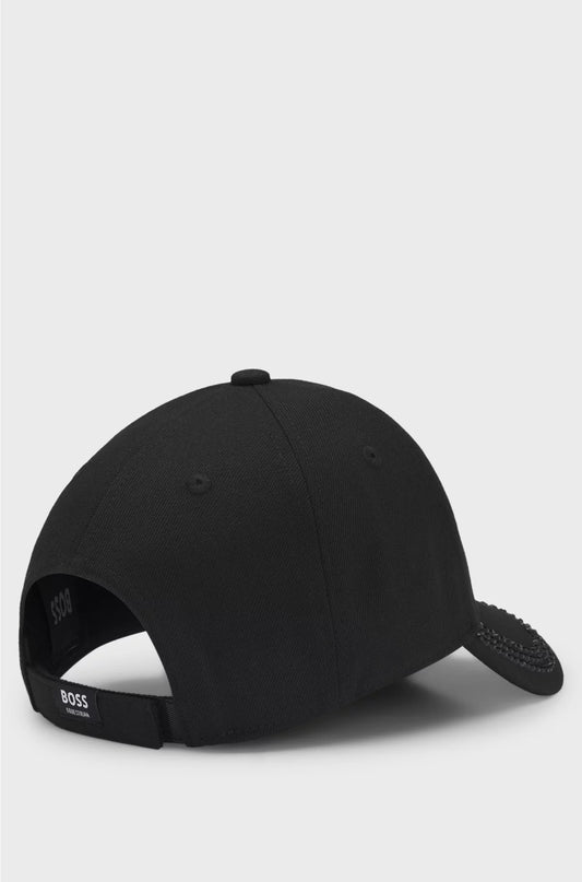 EQUESTRIAN CAP WITH CRYSTAL LOGO