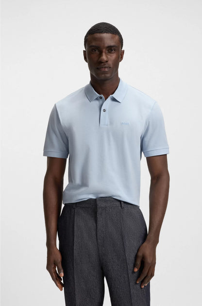 PALLAS POLO SHIRT IN COTTON PIQUE WITH LOGO DETAILS