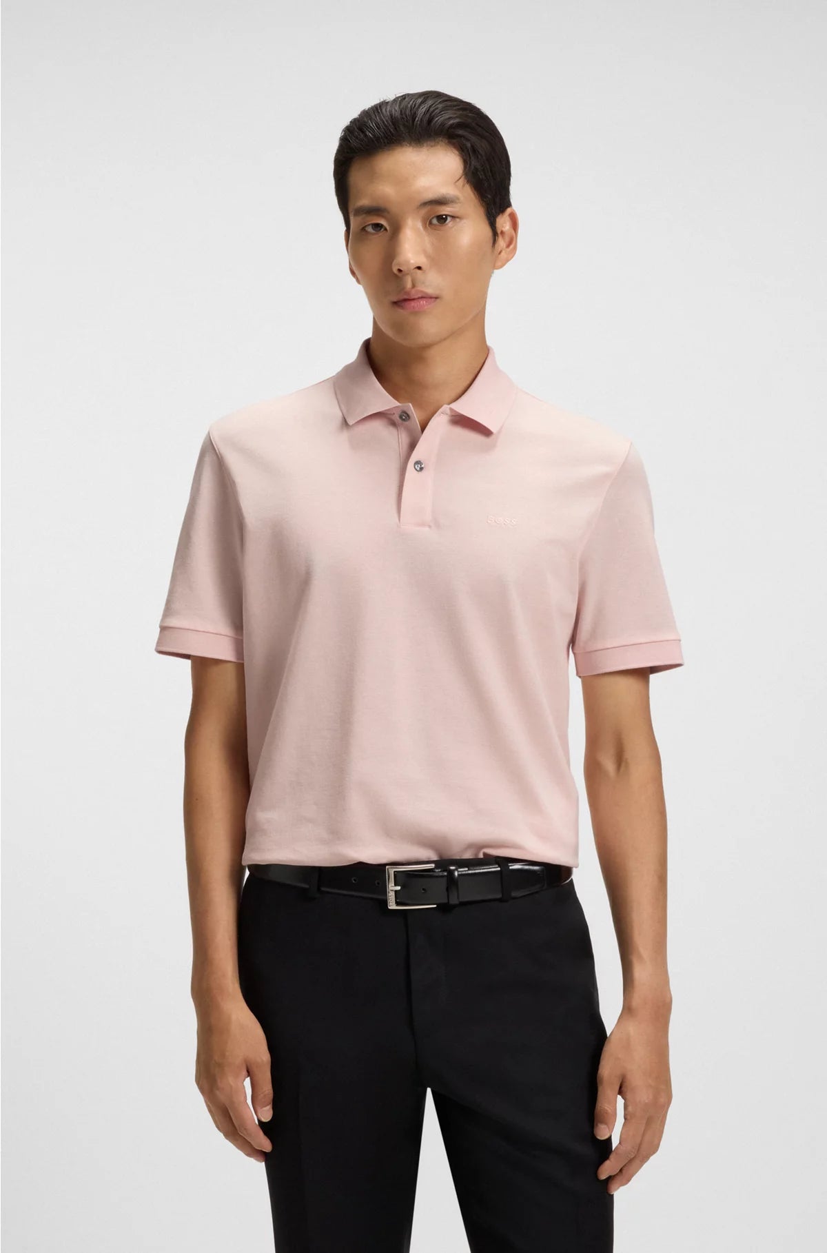 PALLAS POLO SHIRT IN COTTON PIQUE WITH LOGO DETAILS