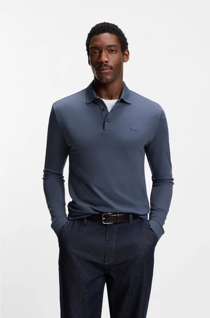 REGULAR-FIT POLO SHIRT IN INTERLOCK COTTON