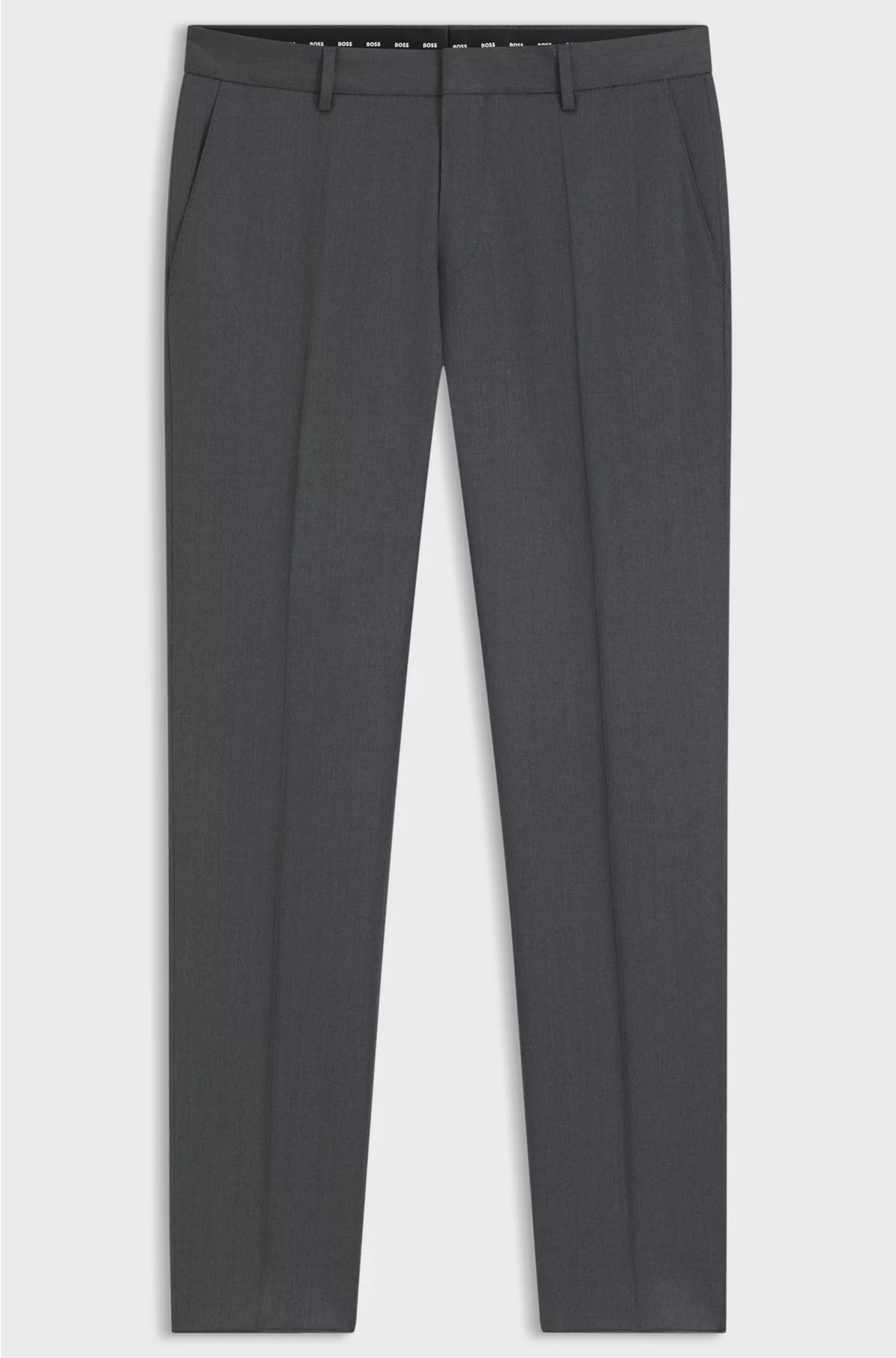SLIM-FIT TROUSERS IN VIRGIN-WOOL SERGE