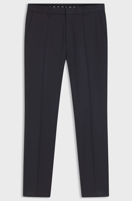 SLIM-FIT TROUSERS IN VIRGIN-WOOL SERGE