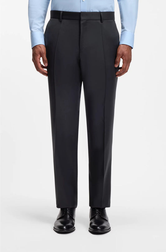 SLIM-FIT TROUSERS IN VIRGIN-WOOL SERGE