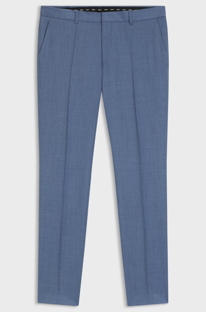SLIM-FIT TROUSERS IN VIRGIN-WOOL SERGE