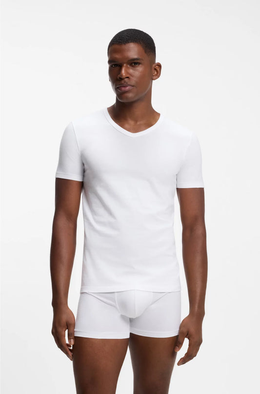 TWO-PACK OF SLIM-FIT T-SHIRTS IN STRETCH COTTON