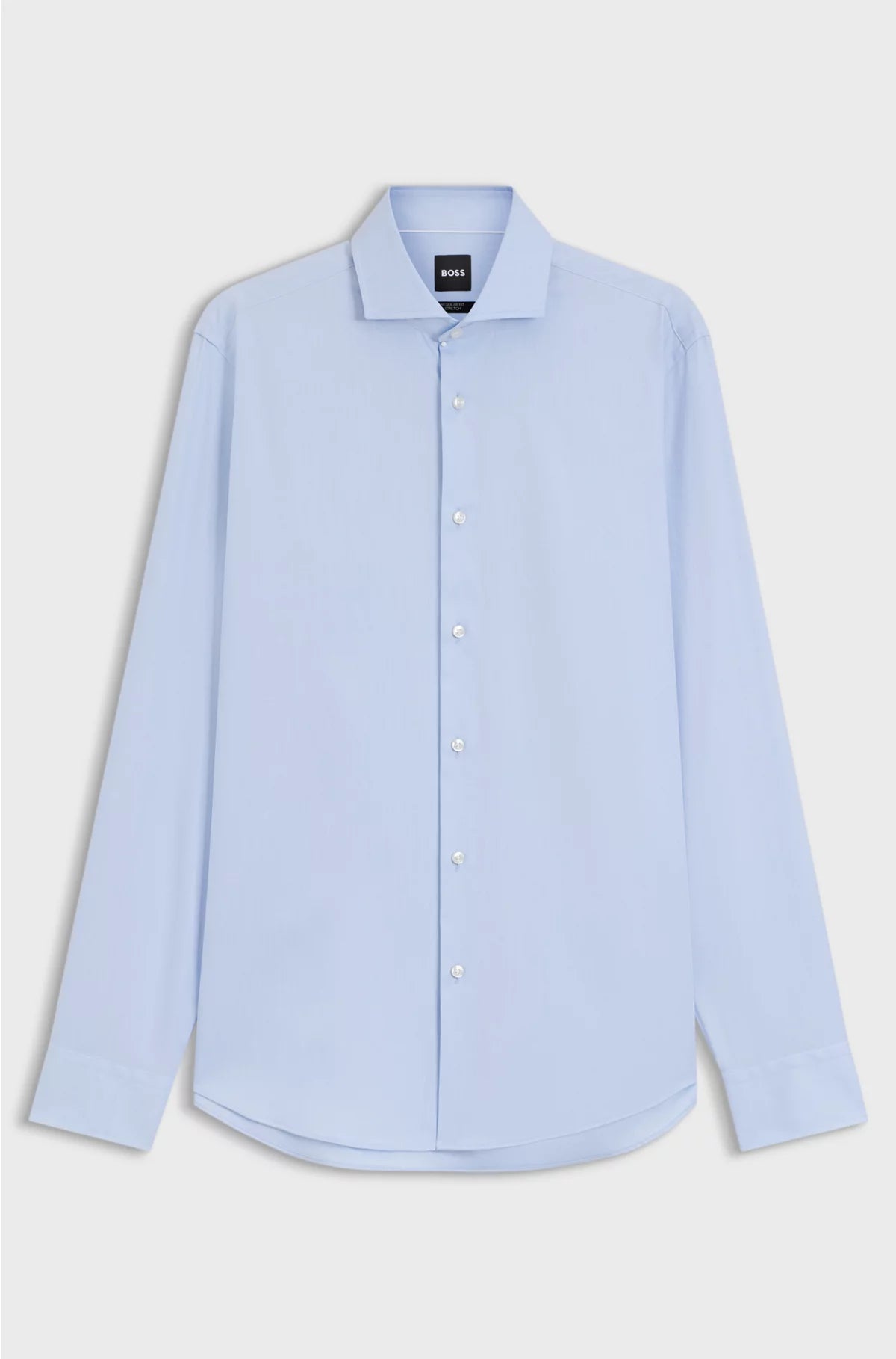REGULAR-FIT SHIRT IN STRETCH-COTTON TWILL
