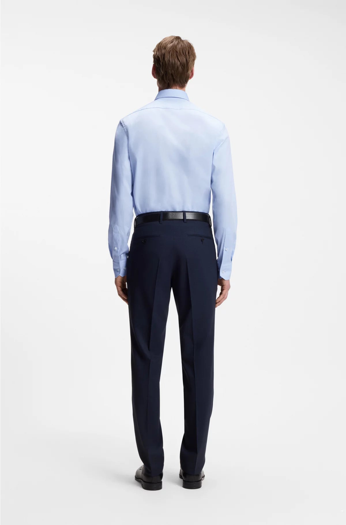 REGULAR-FIT SHIRT IN STRETCH-COTTON TWILL