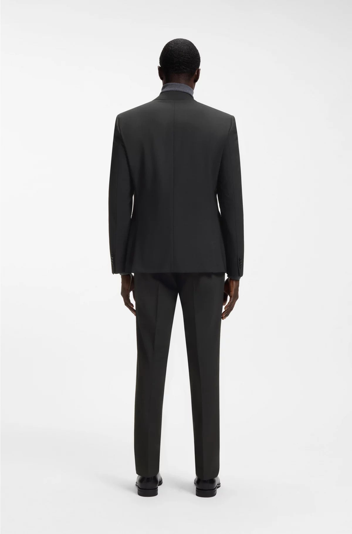 SLIM-FIT JACKET IN STRETCH VIRGIN WOOL