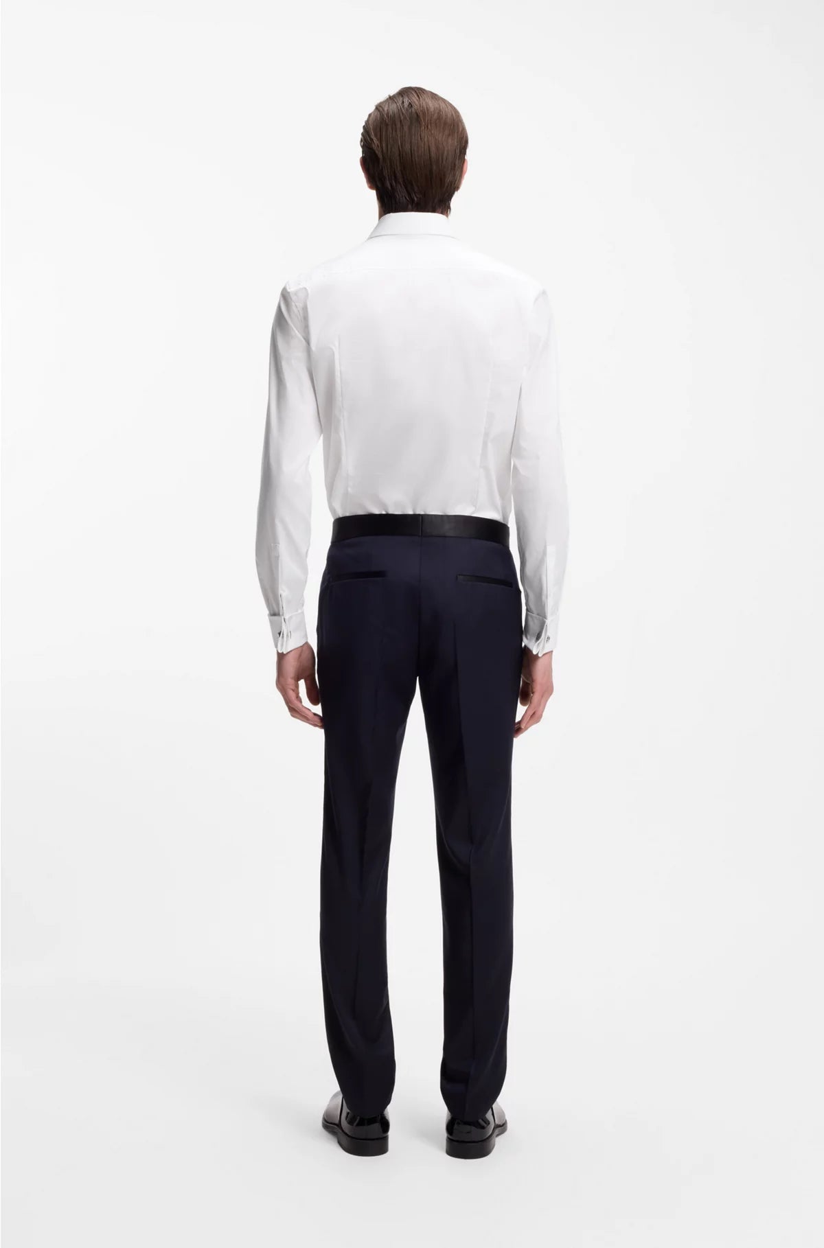 SLIM-FIT DRESS SHIRT IN EASY-IRON STRETCH COTTON