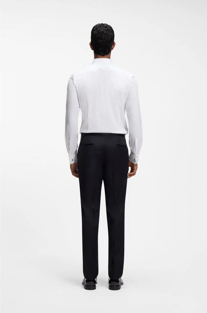 SLIM-FIT SHIRT IN STRETCH-COTTON TWILL