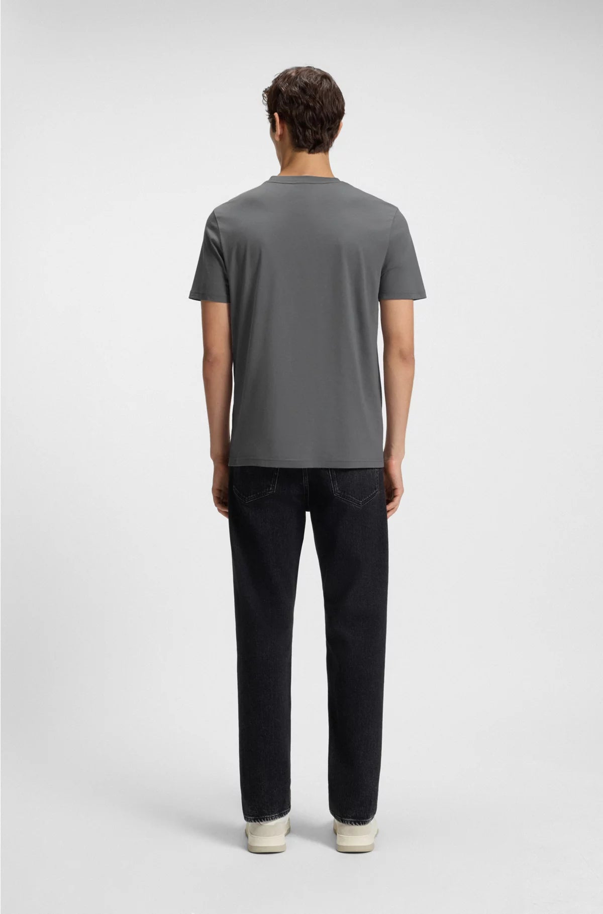 COTTON-JERSEY T-SHIRT WITH LARGE LOGO PRINT