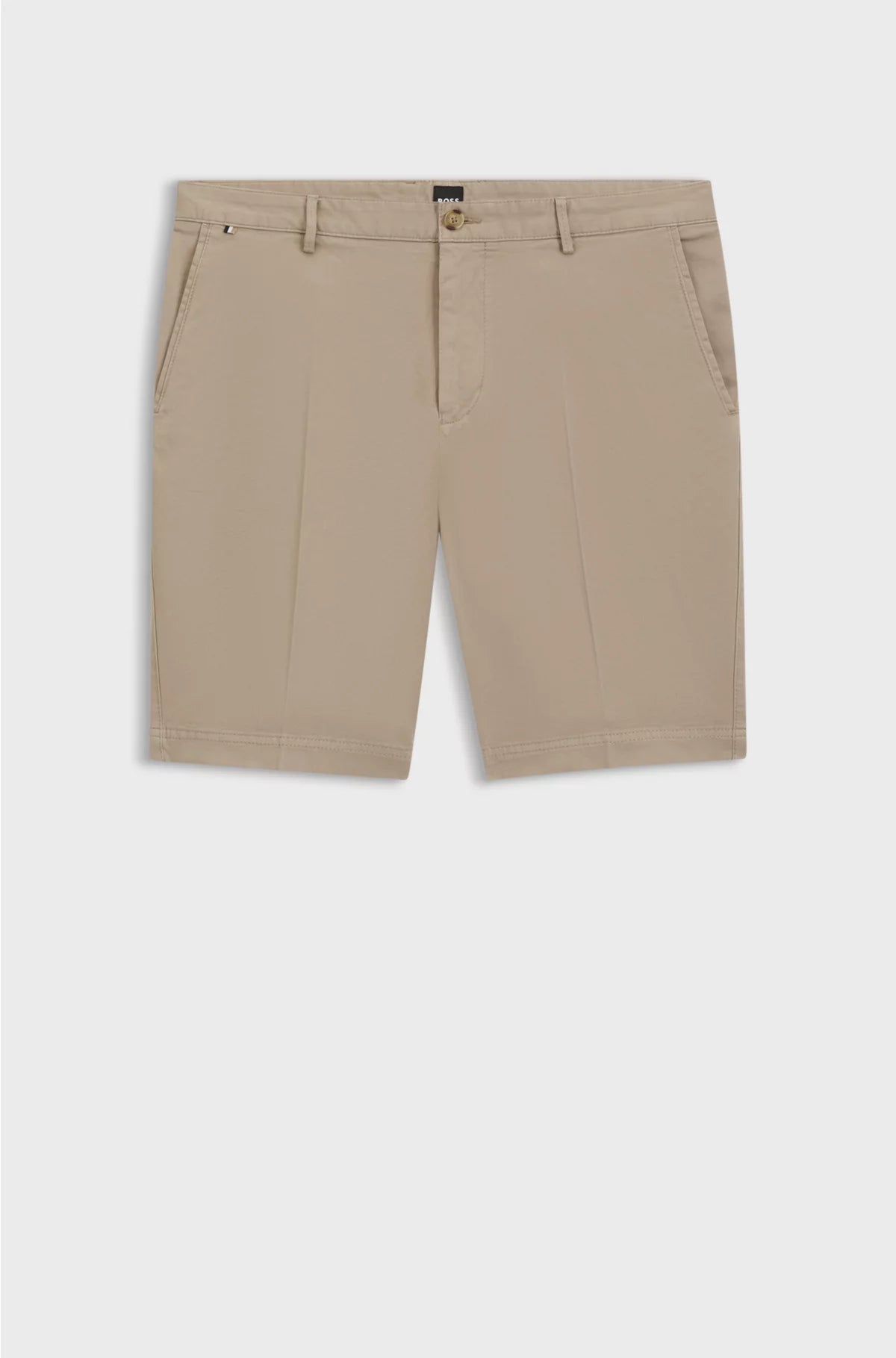 SLIM-FIT SHORTS IN STRETCH-COTTON GABARDINE