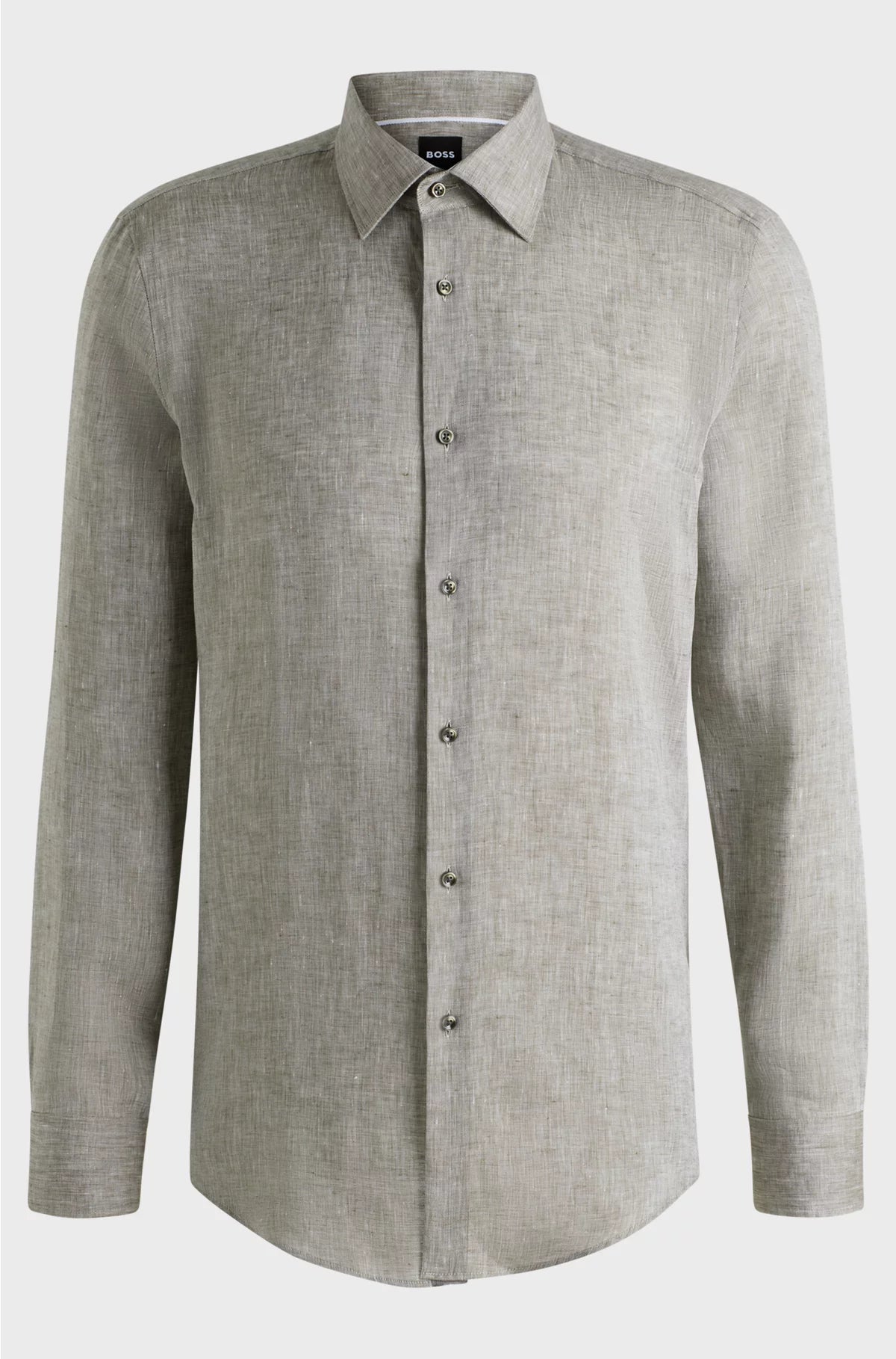 SLIM-FIT SHIRT IN ITALIAN-MADE LINEN