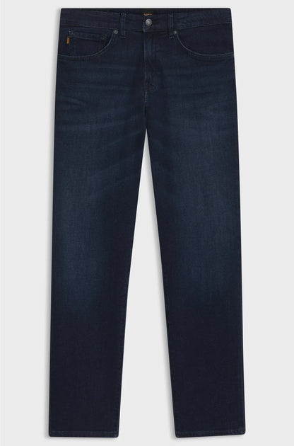 MAINE REGULAR-FIT JEANS IN DARK-BLUE COMFORT-STRETCH DENIM