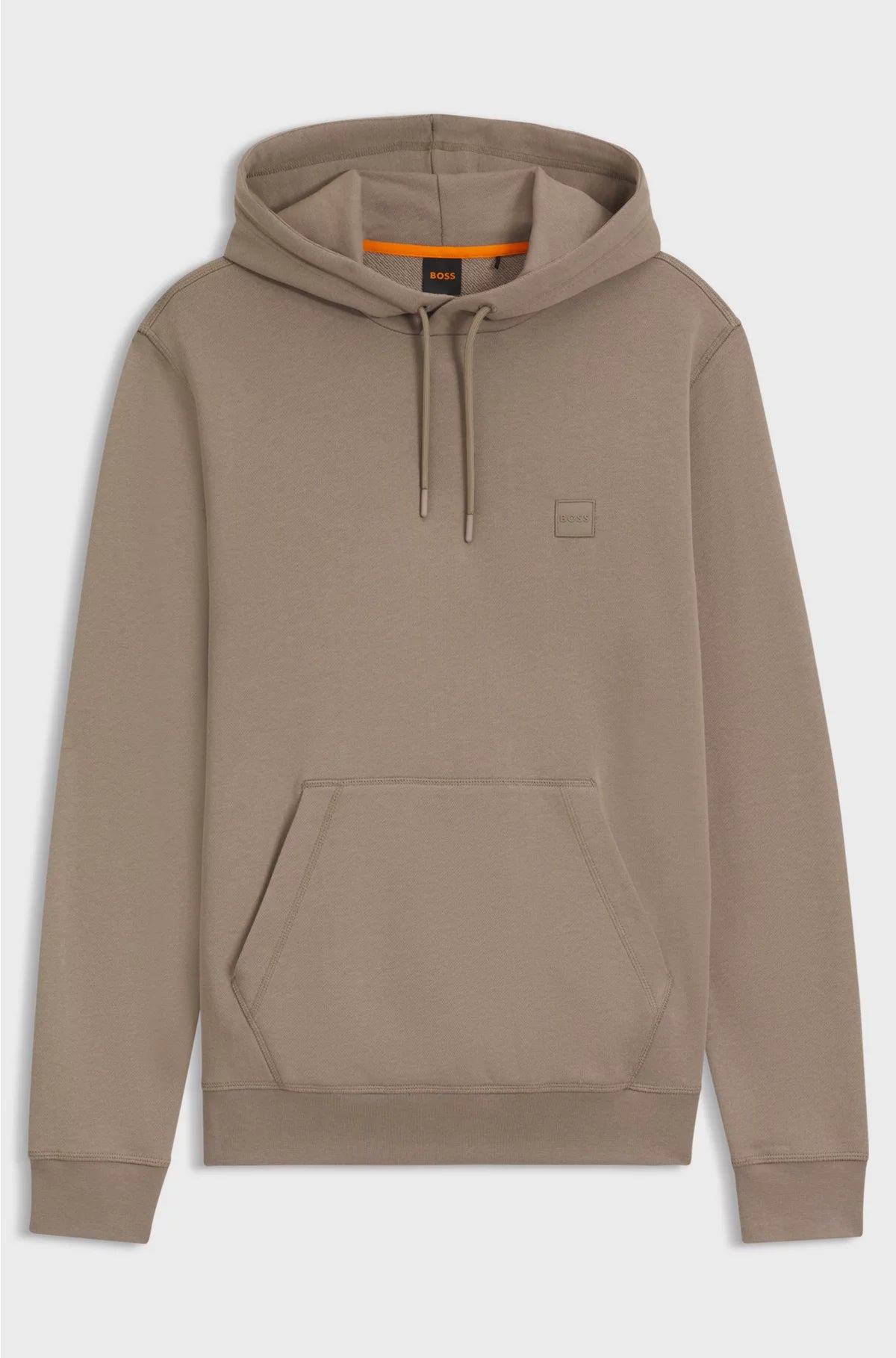 COTTON-TERRY HOODIE WITH LOGO PATCH