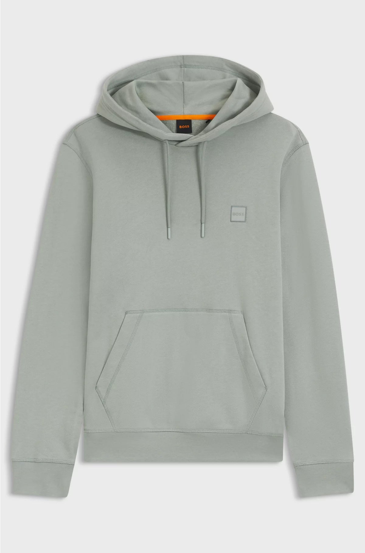 COTTON-TERRY HOODIE WITH LOGO PATCH