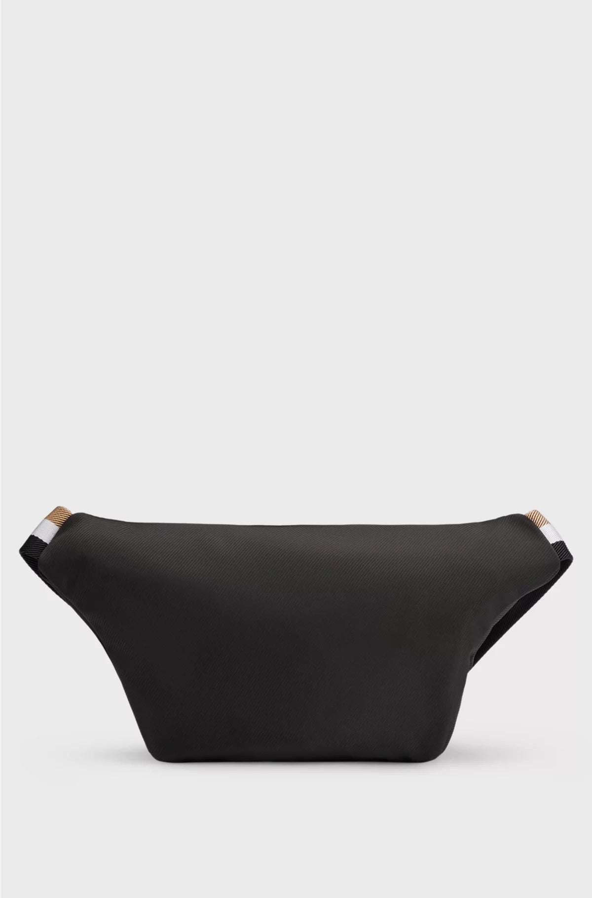 STRUCTURED BELT BAG WITH CONTRAST LOGO