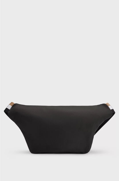 STRUCTURED BELT BAG WITH CONTRAST LOGO