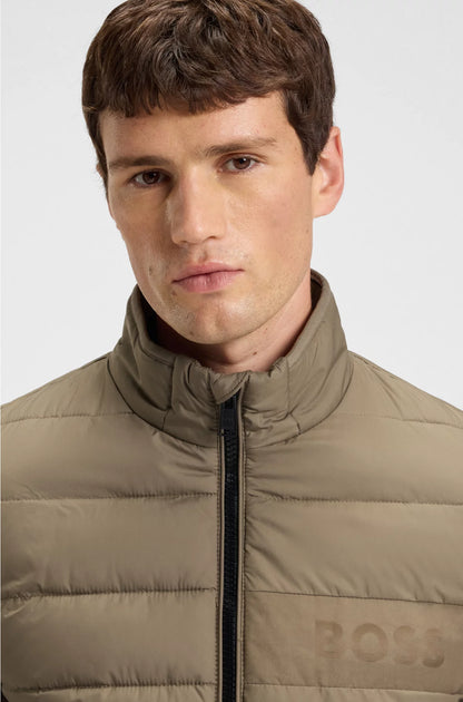 WATER-REPELLENT REGULAR-FIT JACKET WITH LOGO DETAIL