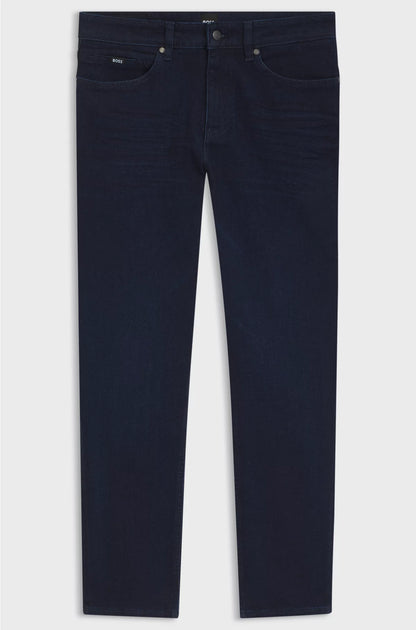 DELAWARE SLIM-FIT JEANS IN DARK-BLUE SOFT DENIM