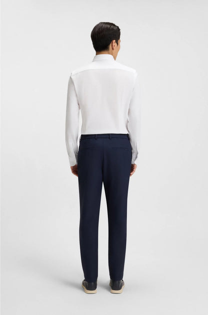 SLIM-FIT SHIRT IN COTTON-PIQUE JERSEY