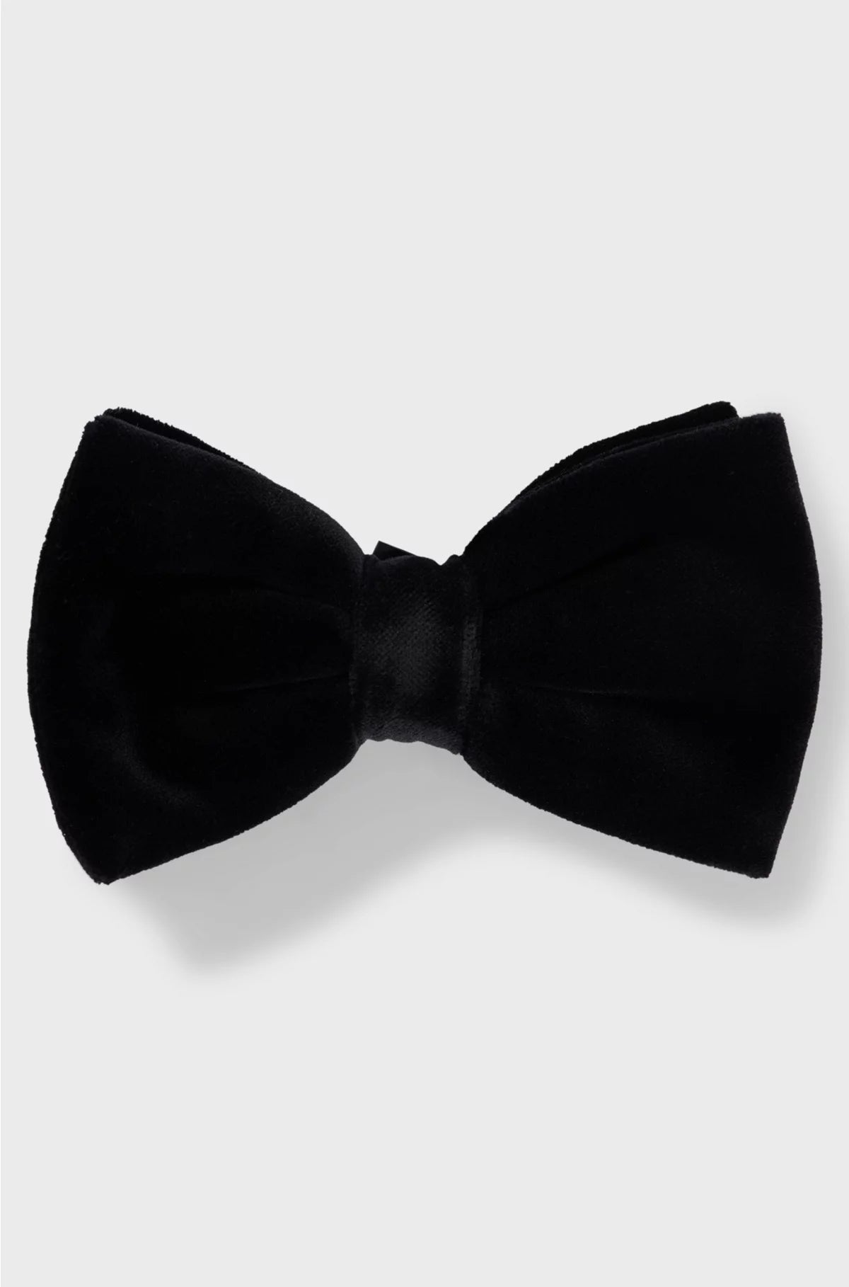 PRE-TIED BOW TIE IN COTTON VELVET