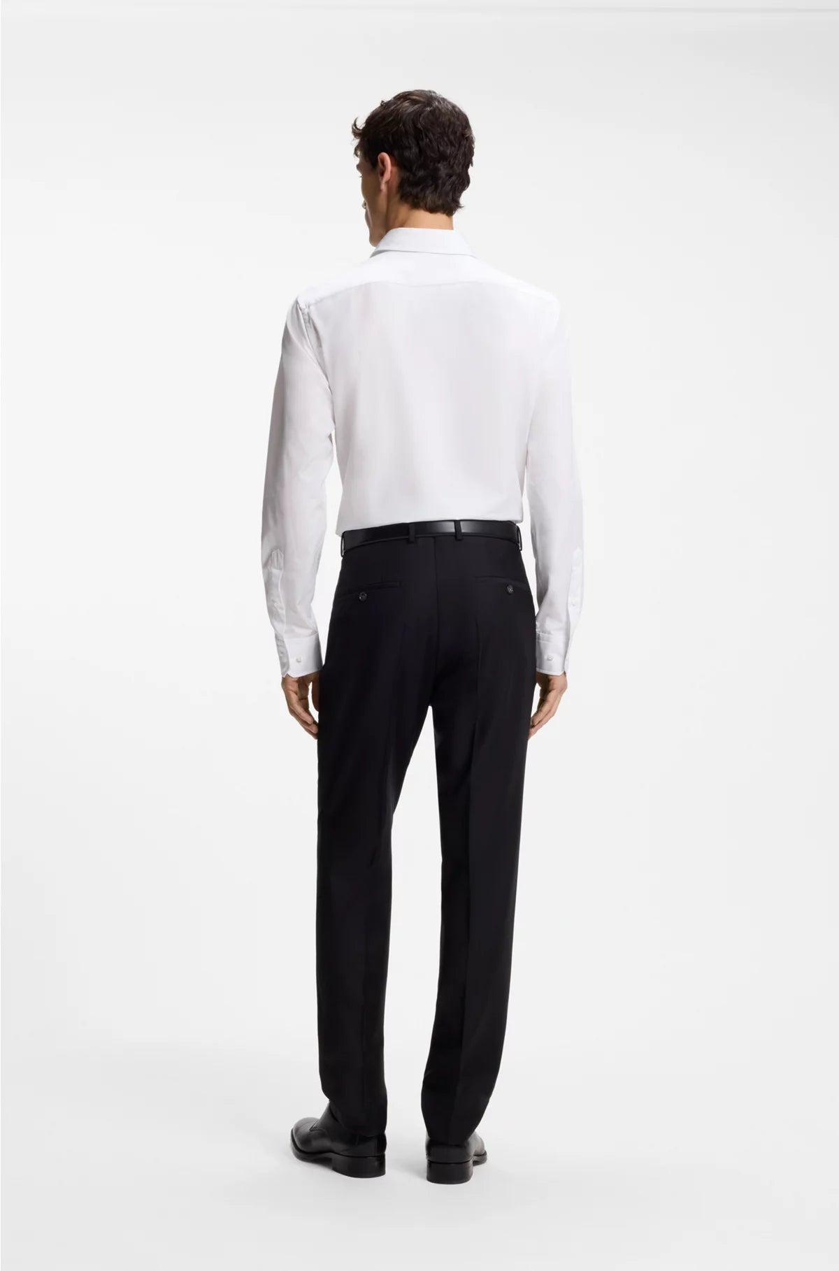 REGULAR-FIT SHIRT IN ITALIAN-MADE COTTON POPLIN