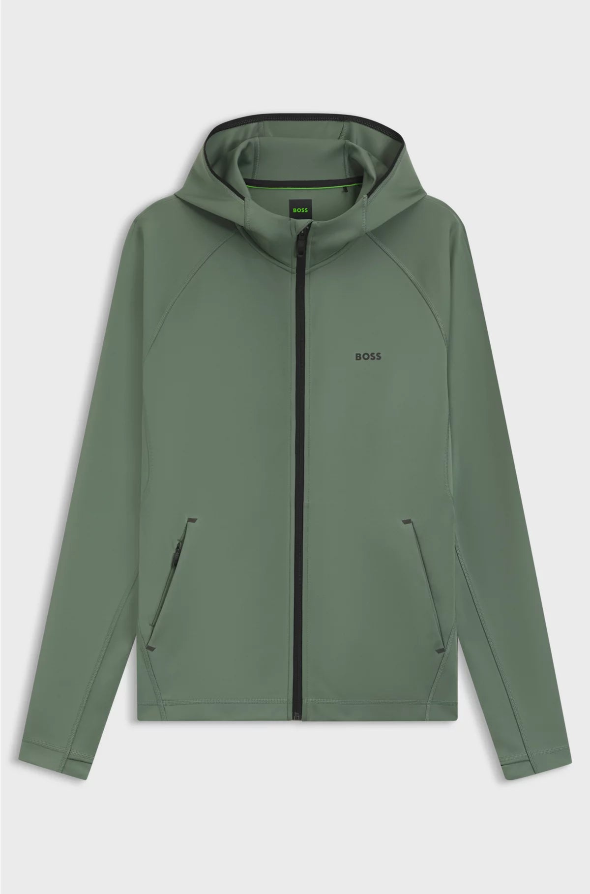 ZIP-UP HOODIE WITH REFLECTIVE BRANDING