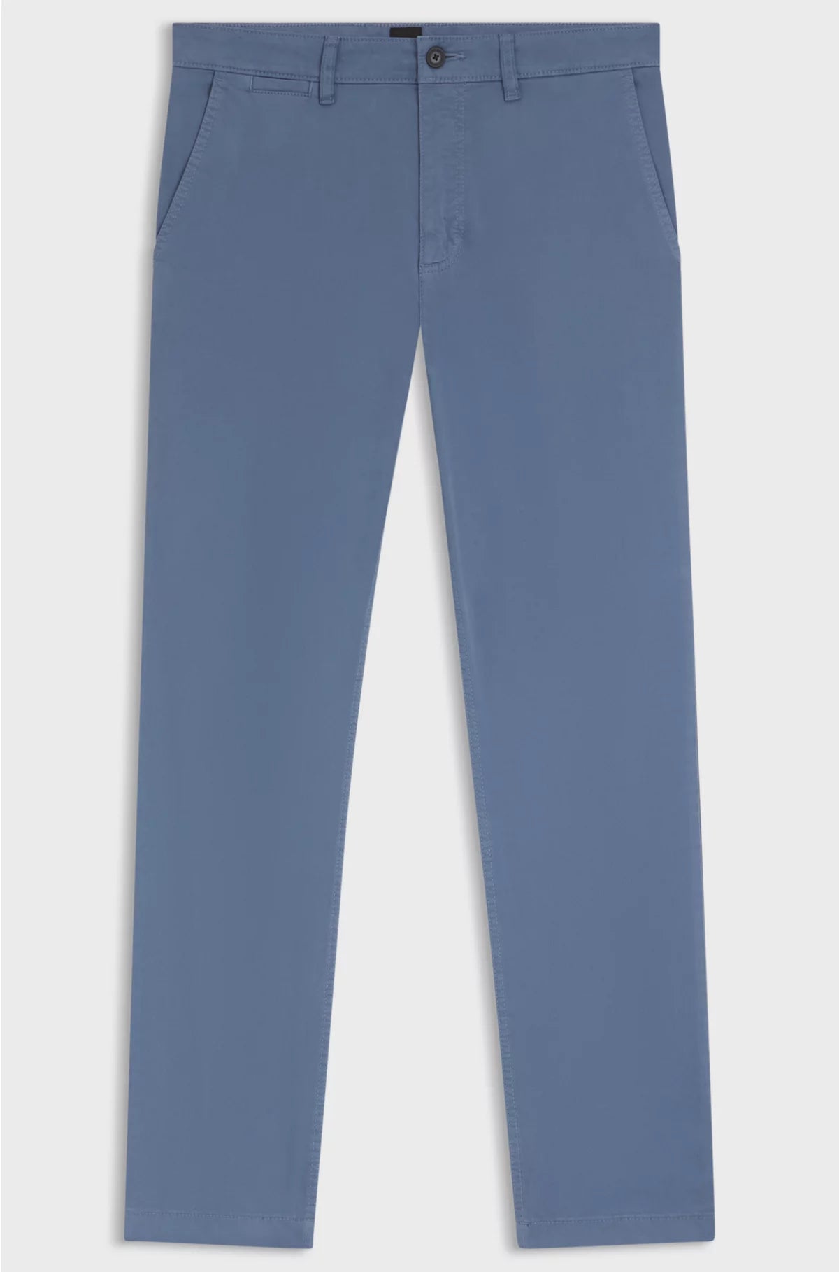 REGULAR-FIT TROUSERS IN STRETCH-COTTON SATIN