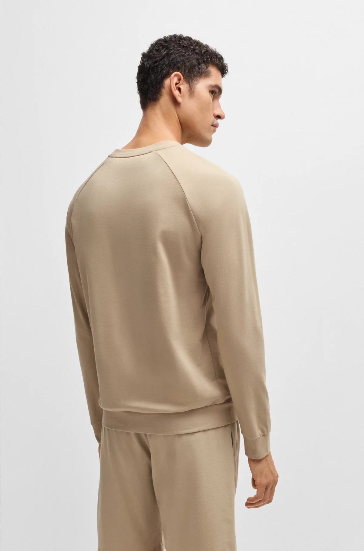 COTTON-TERRY SWEATSHIRT WITH LOGO PRINT