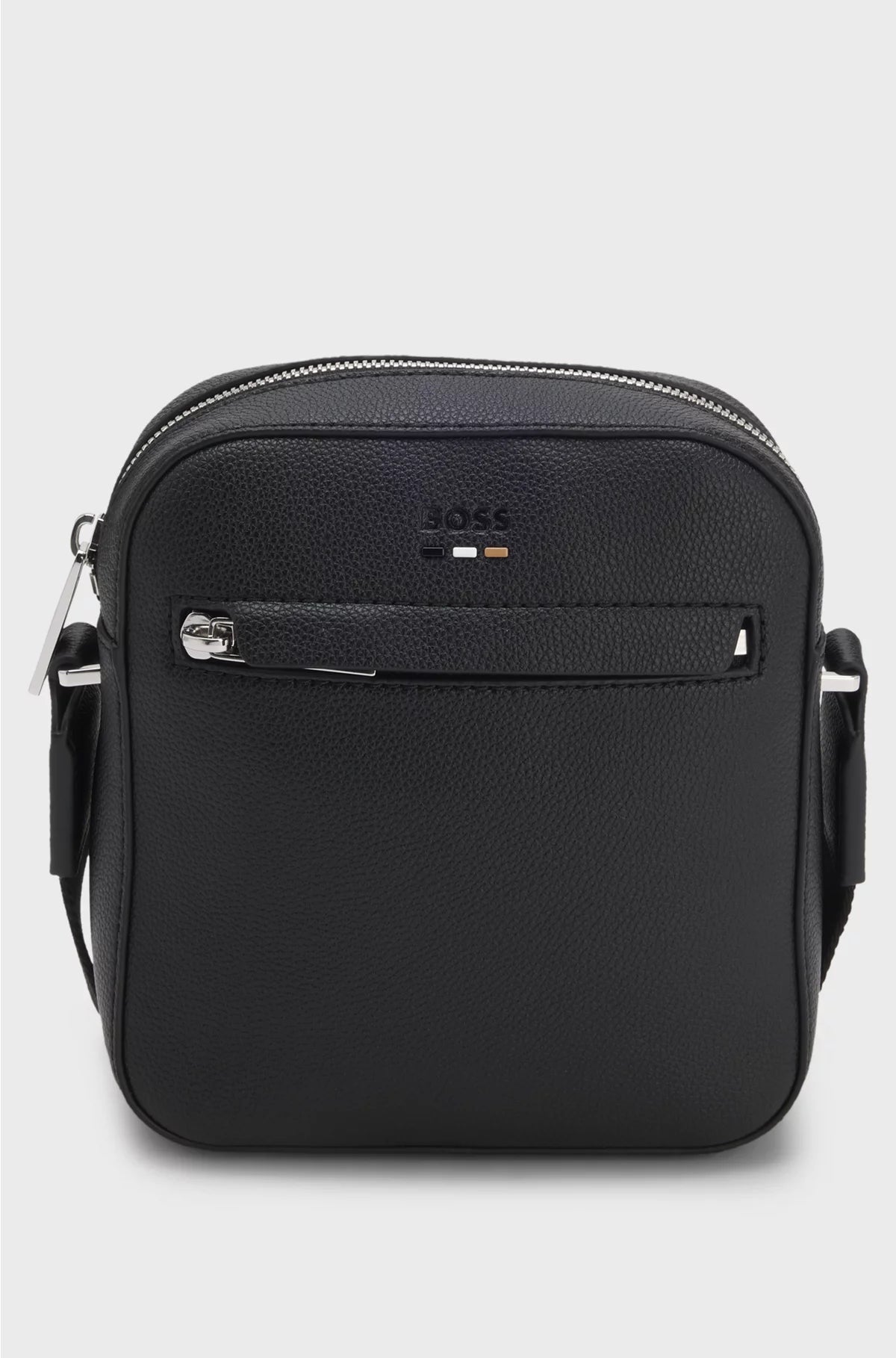 REPORTER BAG WITH EMBOSSED LOGO