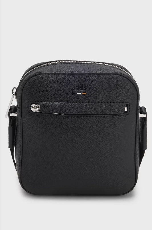 REPORTER BAG WITH EMBOSSED LOGO