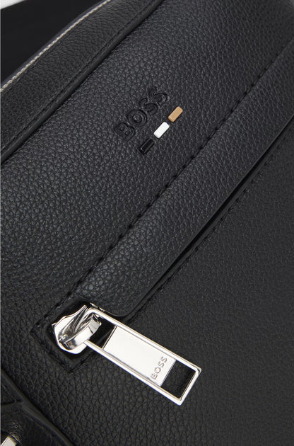 REPORTER BAG WITH EMBOSSED LOGO