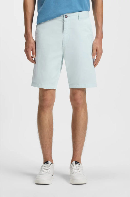 SLIM-FIT SHORTS IN STRETCH-COTTON TWILL